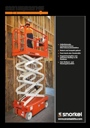 Wheeled scissor lifts Snorkel S3219E