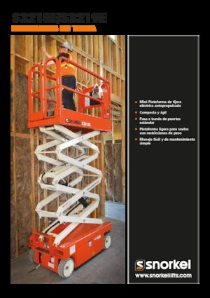 Wheeled scissor lifts Snorkel S3219E