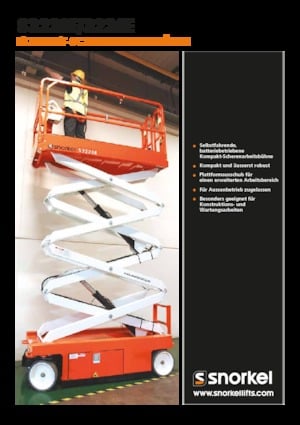 Wheeled scissor lifts Snorkel S3226E