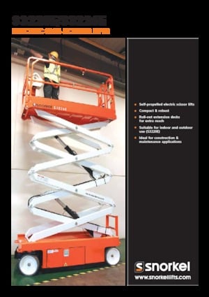 Wheeled scissor lifts Snorkel S3226E