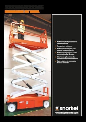 Wheeled scissor lifts Snorkel S3226E