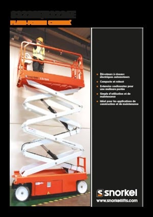 Wheeled scissor lifts Snorkel S3226E