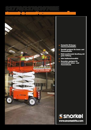 Wheeled scissor lifts Snorkel S3370BE