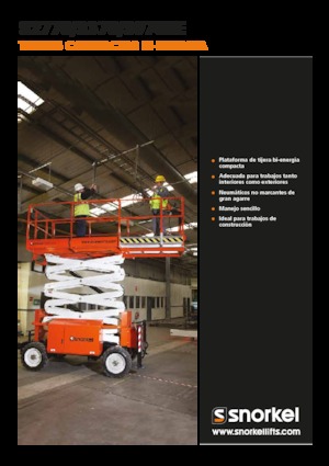 Wheeled scissor lifts Snorkel S3370BE