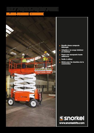 Wheeled scissor lifts Snorkel S3370BE