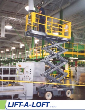 Tekerlekli makas asansörleri Lift-A-Loft SPN20