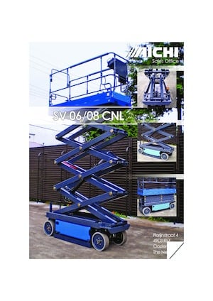 Wheeled scissor lifts Aichi SV08CNL