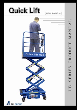 Wheeled scissor lifts AHI UB8