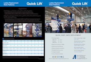 Wheeled scissor lifts AHI UB8