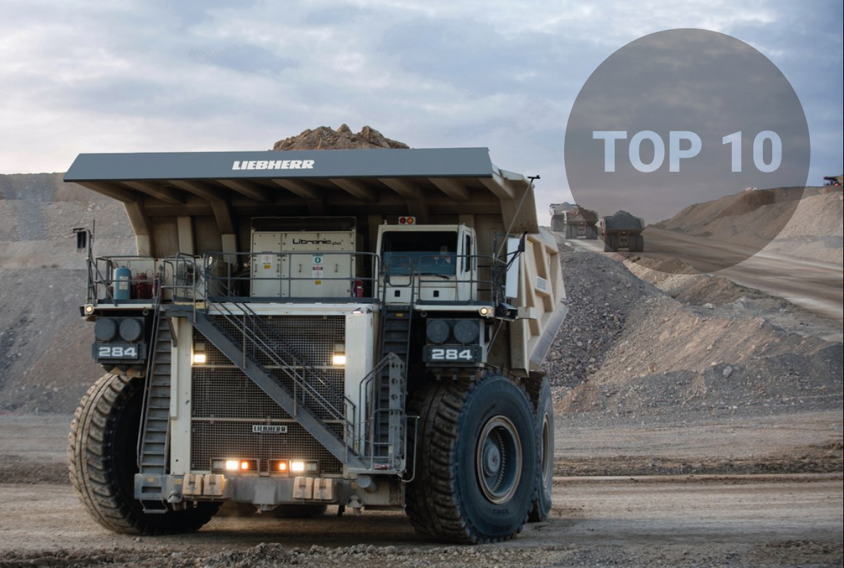 World’s Top 10 biggest mining dump trucks