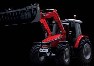 4WD Tractors Massey Ferguson MF 5455-4 Lader