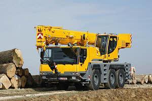 Liebherr LTM 1050-3.1 crane - load chart, specs & dimensions (2008
