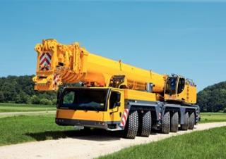 Liebherr LTM 1350-6.1 crane - load chart, specs & dimensions (2010