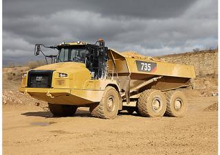 Articulated Dump Trucks Caterpillar 735