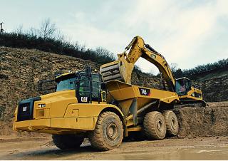 Articulated Dump Trucks Caterpillar 745