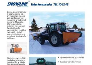Winter Maintainance Equipment Spreader Units Attachable Spreaders Hydromann TSL 10