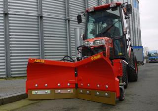 Kış bakım ekipmanları Snowploughs Ayarlanabilir kar çerçeveleri Adler V 240