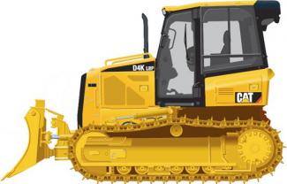 Bulldozers Caterpillar D4K XL