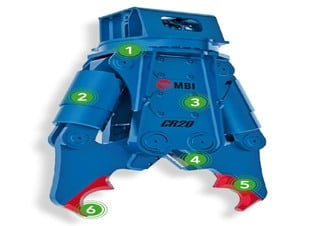 Attachments Concrete Crushers MBI CR20