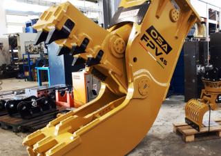 Attachments Concrete Pulverizers OSA Demolition Equipment FPV 45 