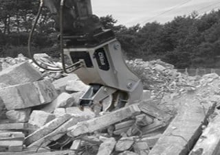 Attachments Concrete Pulverizers FRD VS40E 