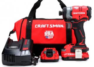 Cordless Power Tools Cordless Impact Drivers & Wrenches Craftsman CMCF820D2 