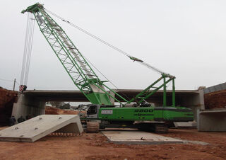 Crawler cranes - Lattice boom Sennebogen 2200E