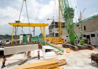 Crawler cranes - Lattice boom Sennebogen 5500G