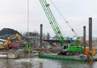 Crawler cranes - Lattice boom Sennebogen 655E