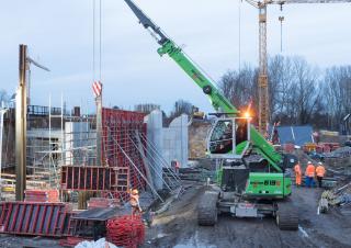 Crawler cranes - Telescopic boom Sennebogen 613E