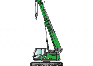 Crawler cranes - Telescopic boom Sennebogen 613E