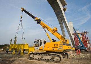 Crawler cranes - Telescopic boom Sennebogen 643E