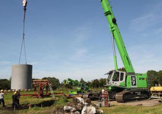 Crawler cranes - Telescopic boom Sennebogen 673E