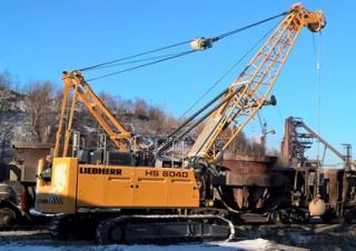 Liebherr HS 8040 HD crane - load chart, specs & dimensions (2012