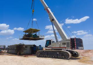 Crawler cranes - Telescopic boom Link-Belt TCC-1200