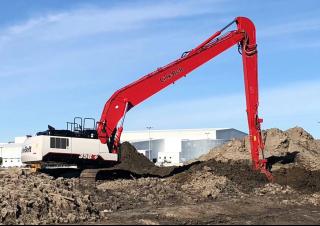 Crawler Excavators Link-Belt 350 X4 Long Front