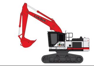 Crawler Excavators Link-Belt 3740 RB