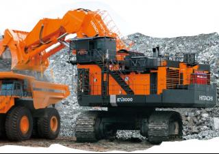 ミニカー HITACHI EX8000-6 EXCAVATOR HITACHI EX8000-6 Construction Machinery excavator Miniature