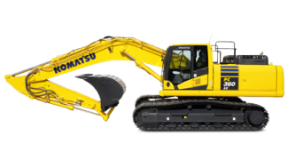 Komatsu PC360LC-10 excavator specs & dimensions (2012 - 2017