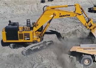 Komatsu PC1250SP-11 excavator specs & dimensions (2020 - 2025