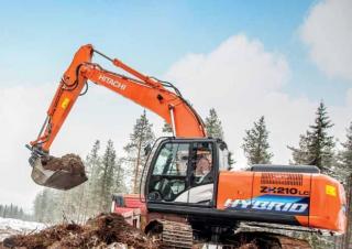 Hitachi ZH210-5 HYBRID excavator specs & dimensions (2017 - 2025