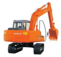 Hitachi ZX 130 LCN excavator specs & dimensions (2004 - 2007