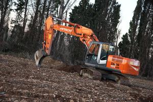 Hitachi ZX 180 LC-3 excavator specs & dimensions (2007