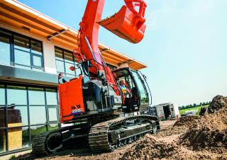 Hitachi ZX225USLC-6 excavator specs & dimensions (2016