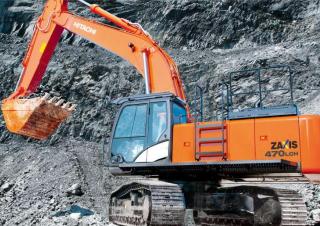 Hitachi ZX470LC-5G excavator specs & dimensions (2013 - 2025
