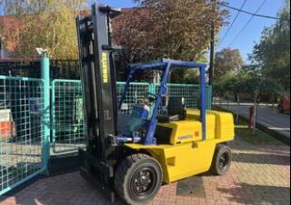 Komatsu FD 40 ZT 4 diesel forklift specs & dimensions (1991