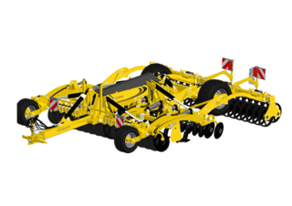 Disk çinko tırmığı Agrisem Maximulch 4.50 Serie 3