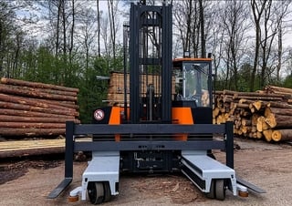 Side Loader Forklifts Electric Sideloaders Hubtex MaxX 30 EL
