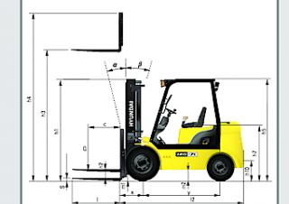 Hyundai 18D-7E Dimensions and Size
