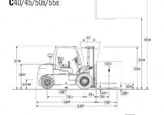 Clark C 40 D Dimensions and Size